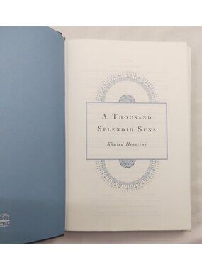 A Thousand Splendid Suns Khaled Hosseini Illustrated Ed HC Binding Damage